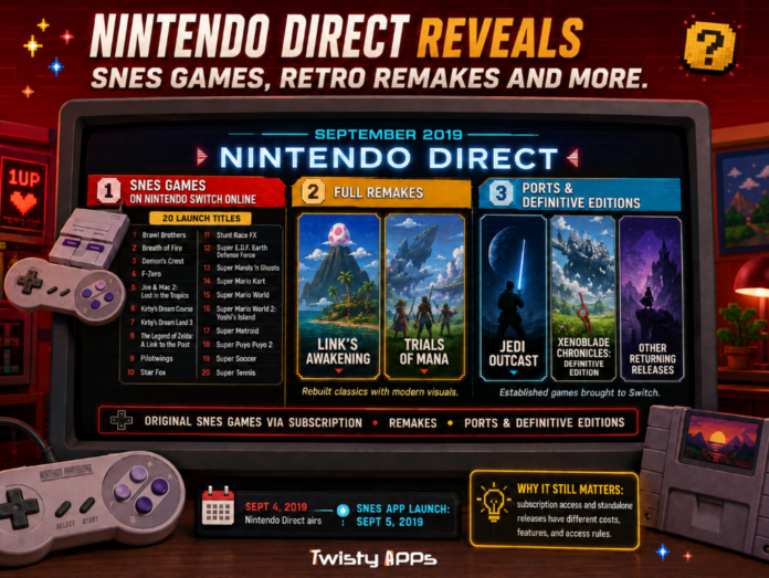 nintendo-direct-reveals-snes-games-retro-remakes-and-more Nintendo Direct September 2019 SNES games and retro remakes retrospective