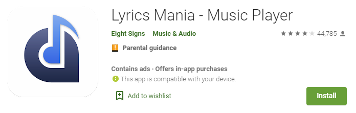Lyrics Mania – Music Player Lyrics Mania - Music Player
