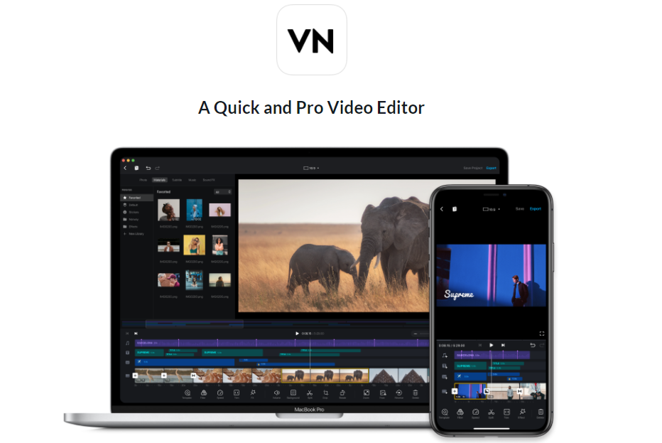 how to add video over video in vn