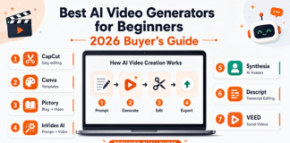 Best AI Video Generators for Beginners (2026 Guide) Best AI video generators for beginners