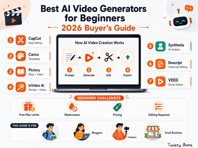 Best AI video generators for beginners