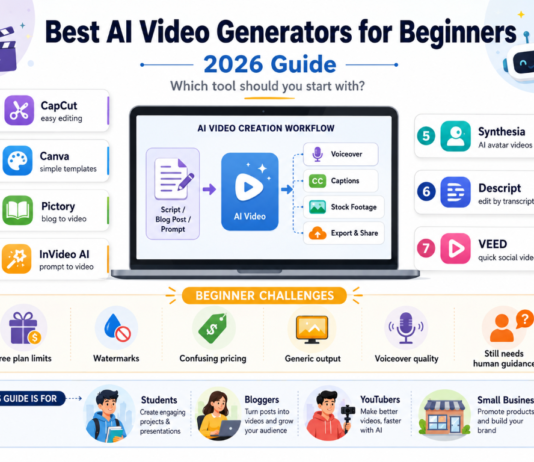 Best AI Video Generators for Beginners (2026 Guide)