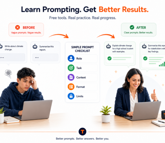 How to Learn Prompting for Free Without Paid Courses learn prompting for free with AI prompt examples